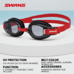 [SWANS] Junior Swimming Goggle SJ-8N (Made in Japan) - Image 2