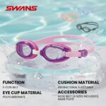 [SWANS] Junior Swimming Mirror Goggle SJ-9M (Made in Japan) - Image 2