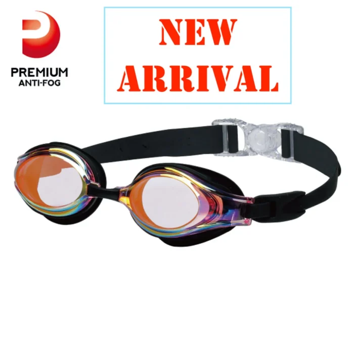 [SWANS] Adults Fitness Easy Strap Adjustable Mirror Lens Swimming Goggle SW-30MB Premium Anti Fog (Made In Japan) - Image 1