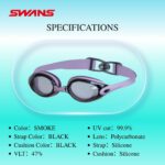 [SWANS] Adult Fitness Butterfly Buckle Swimming Goggle SWB-1 (Made in Japan) - Image 2