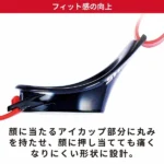 [SWANS] Adult Racing Mirror Non Cushion SNIPER Swimming Goggle SR-10M (Made in Japan) - Image 3