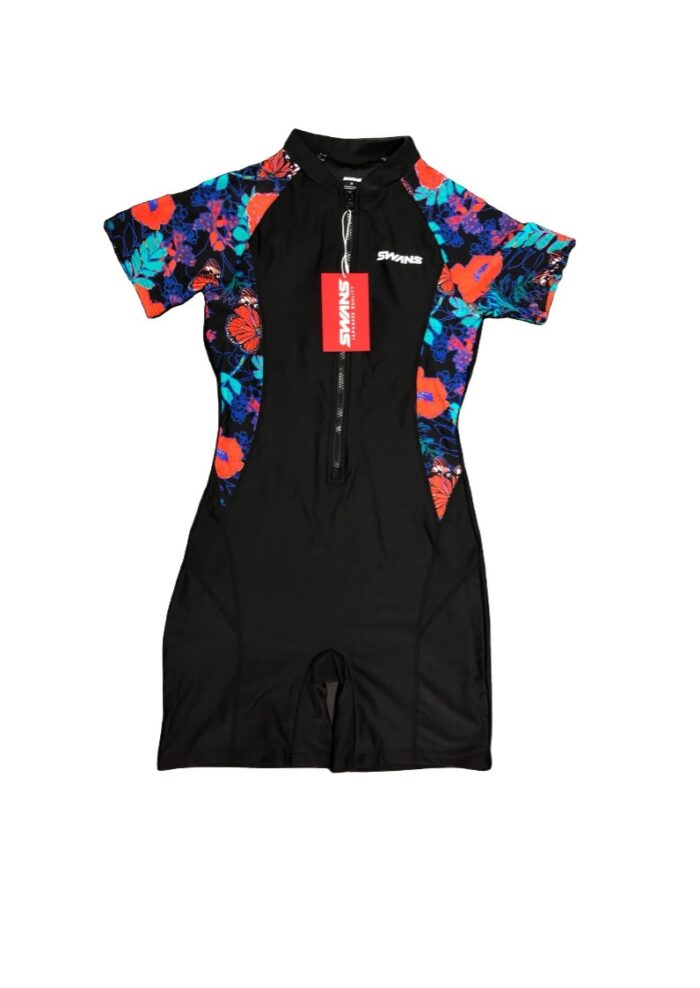 [SWANS] Adult Women's Swim Suit Short Sleeve - Image 1
