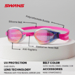 [SWANS] Adult VEGA-M α Swimming Goggle (Made in Japan) - Image 2